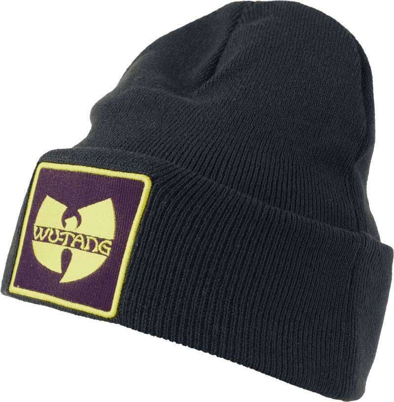 Wu-Tang Clan Mütze - Amplified Collection - Patch Beanie - schwarz  - Lizenziertes Merchandise! von Wu-Tang Clan