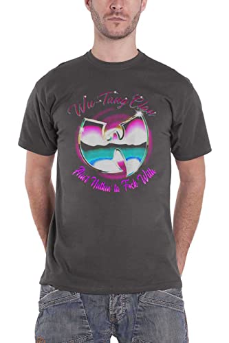 Wu-Tang Clan T Shirt Aint Nuthing TA F Wit Band Logo Nue offiziell Herren L von Wu-Tang Clan