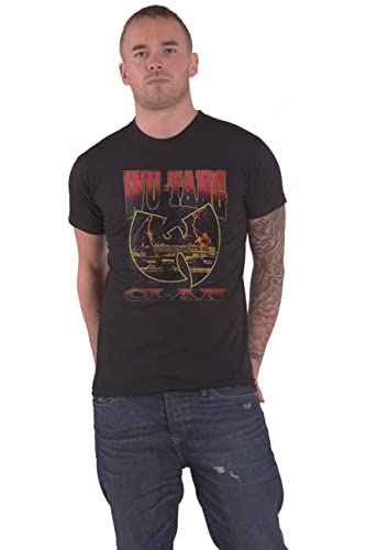 Wu-Tang Clan T Shirt Lightning Infill W Band Logo Nue offiziell Herren Schwarz M von Wu-Tang Clan