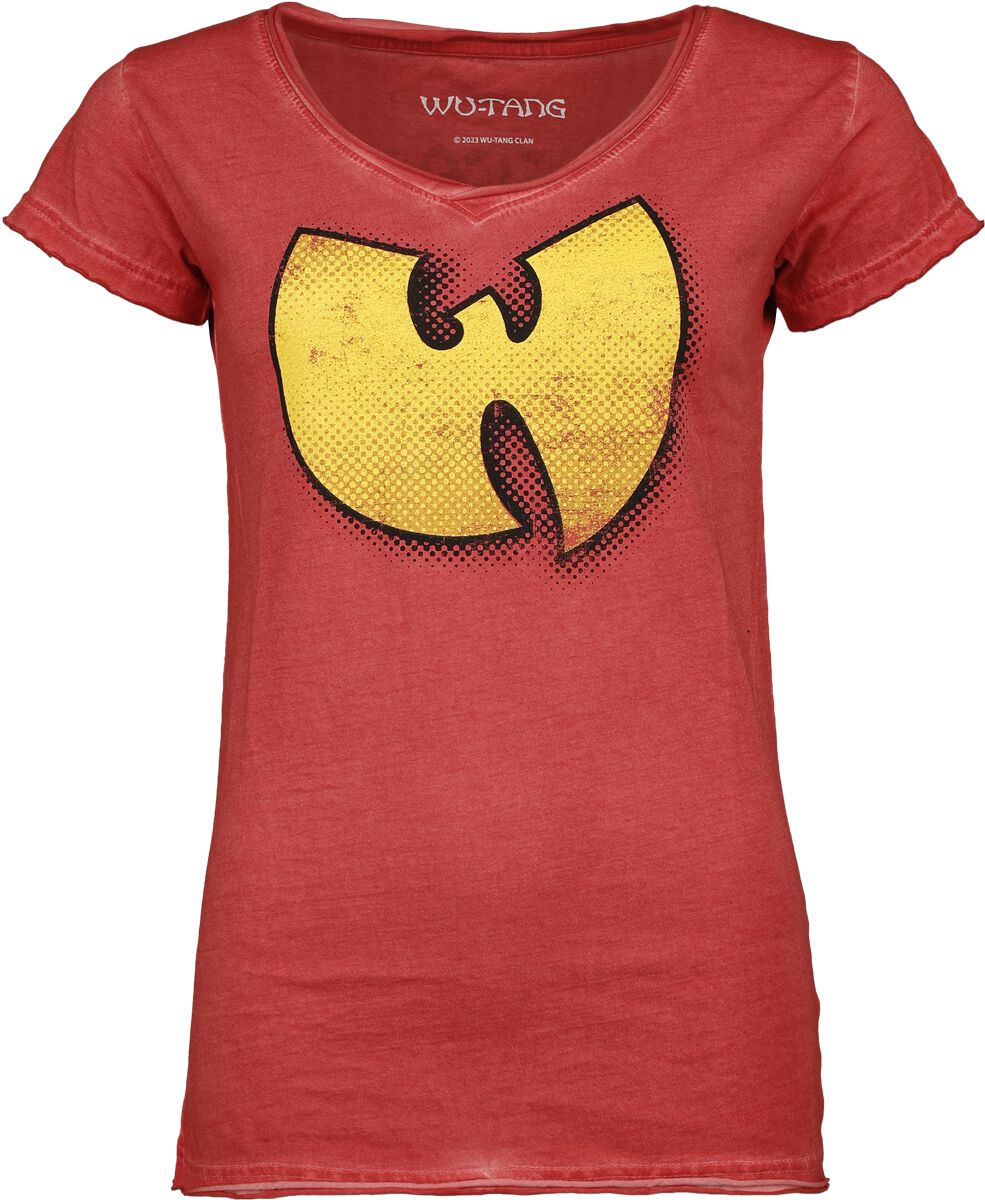 Wu-Tang Clan T-Shirt - Logo - S bis 3XL - für Damen - Größe M - rot  - Lizenziertes Merchandise! von Wu-Tang Clan