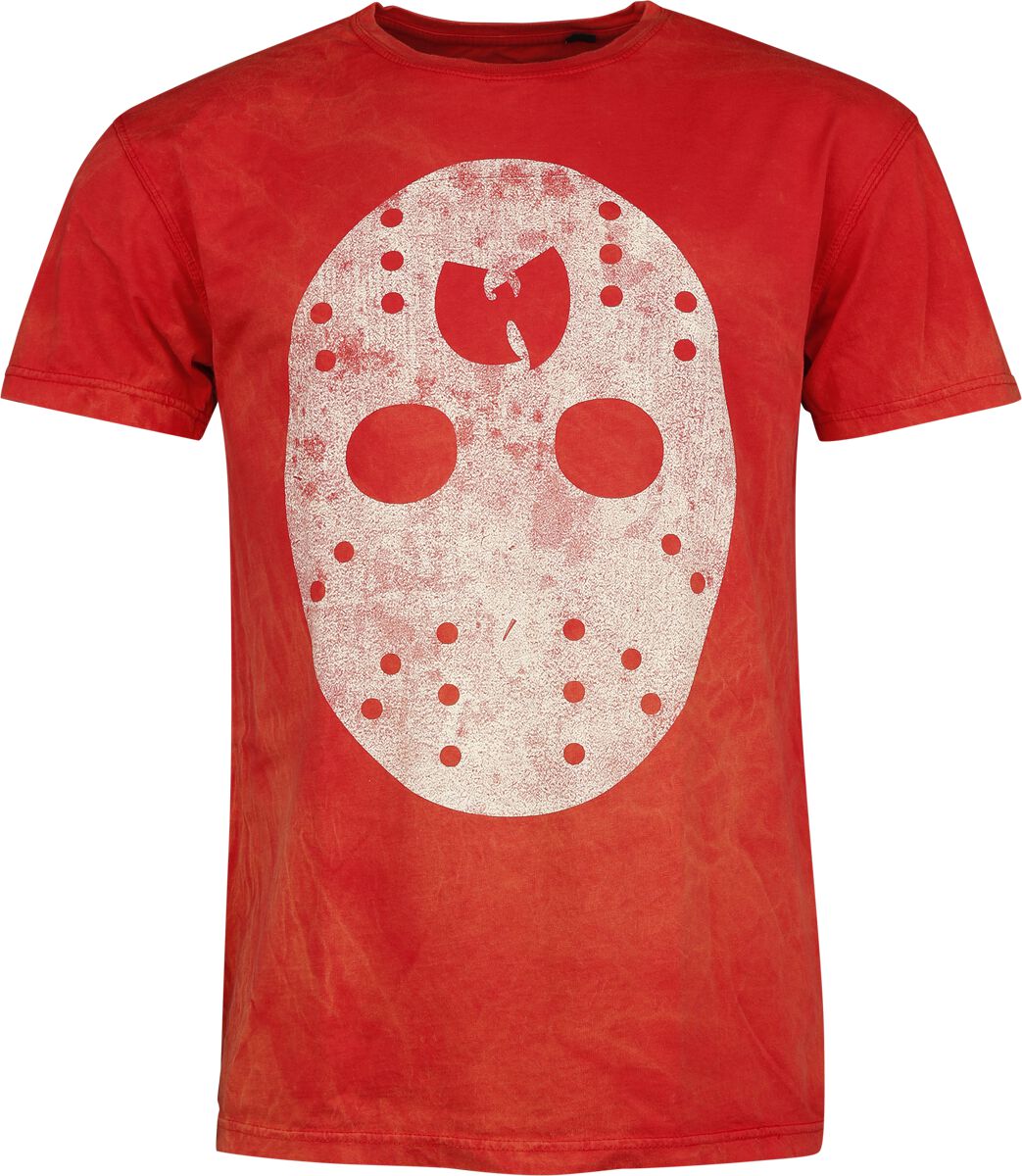 Wu-Tang Clan T-Shirt - Mask - S bis 4XL - für Männer - Größe L - rot  - Lizenziertes Merchandise! von Wu-Tang Clan