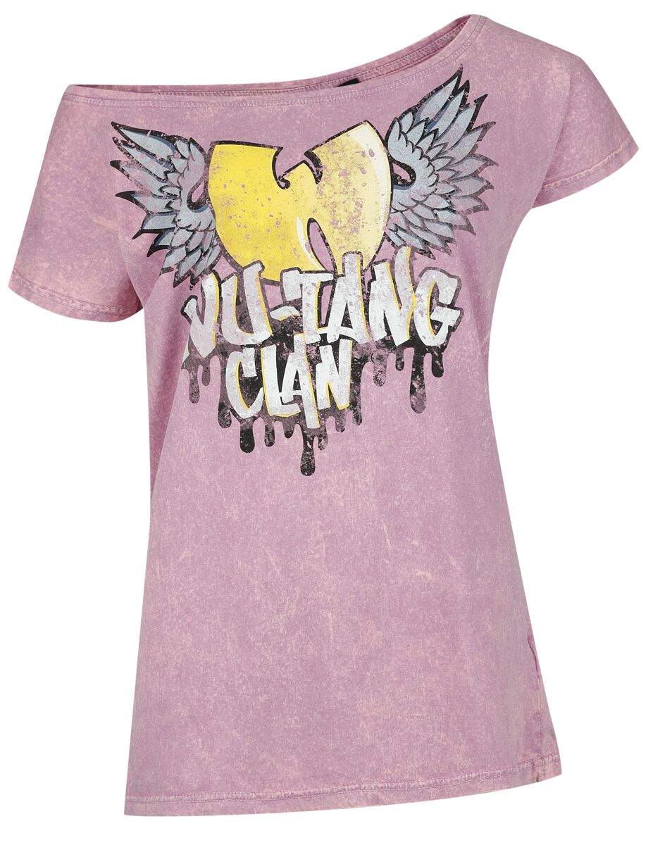 Wu-Tang Clan T-Shirt - Wings - S bis XXL - für Damen - Größe L - lila  - Lizenziertes Merchandise! von Wu-Tang Clan