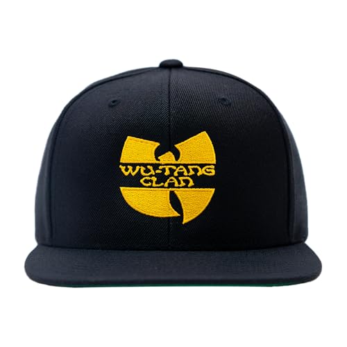 Wu-Tang Clan Wu Logo schwarz und gelb Snapback Cap von Wu-Tang Clan