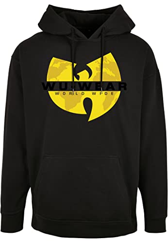 Wu-Wear Herren WU057-Wu Wear Logo Hoody Kapuzenpullover, Black, S von Wu Wear