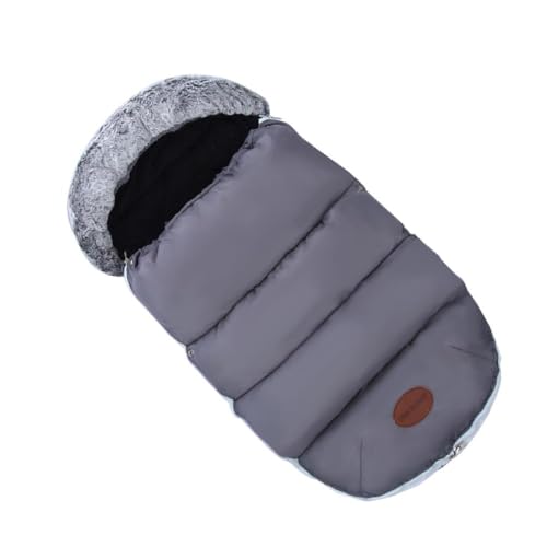 Kinderwagen Fußsack Winter Baby Schlafsack Mit Reißverschluss Warmer Und Weicher Fußsack Bleibt Warm Bei Outdoor Abenteuern Für Kinderwagen Winter Kinderwagen Fußsack Isolierter Schlafsack von WuLi77