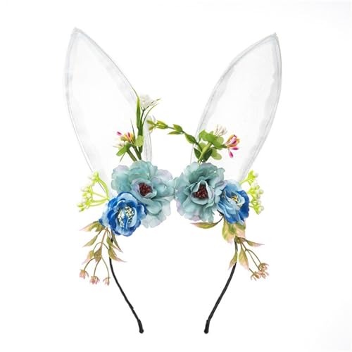 Ohren Blumenstirnbänder Blumenstirnbänder Frauen Blumengirlanden Haarkranz 3D Für Hochzeit Blumenstirnbänder Bulk von WuLi77