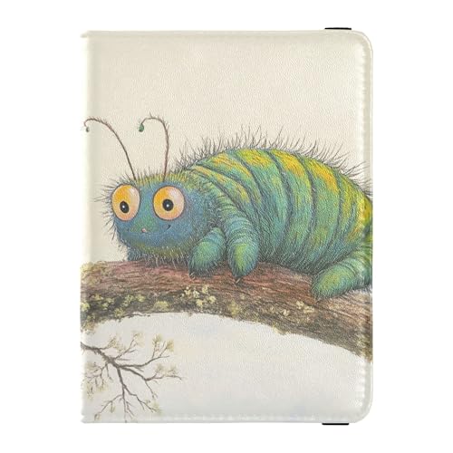 Caterpillar Reisepasshülle aus Leder, wasserdicht, für Geld und Karten, für Herren, Reisezubehör von Wudan