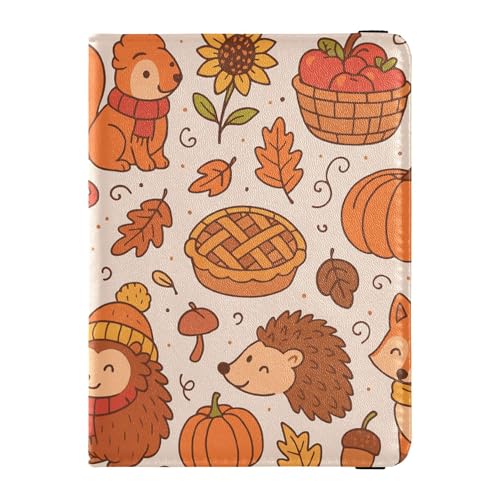 Reisebrieftasche aus Leder, Reisepasshülle, großes Fassungsvermögen, Geld- und Kartenhalter für Herren, Geschäftsreise von Wudan