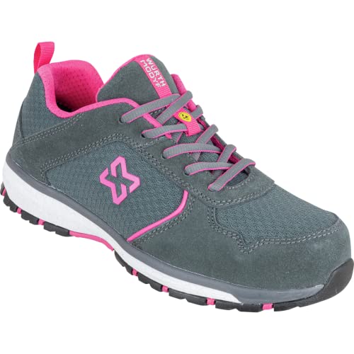 WÜRTH MODYF Sicherheitsschuhe S1P ESD Lina in grau pink - Bequeme Arbeitsschuhe für Damen - metallfrei & atmungsaktiv - in den Größen 40 von WÜRTH MODYF