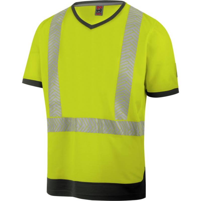 Würth MODYF Warnschutz-Shirt Fluo EN 20471 Hi-Vis Shirt für Herren Professionelles Warnschutz T-Shirt für Handwerker von Würth MODYF
