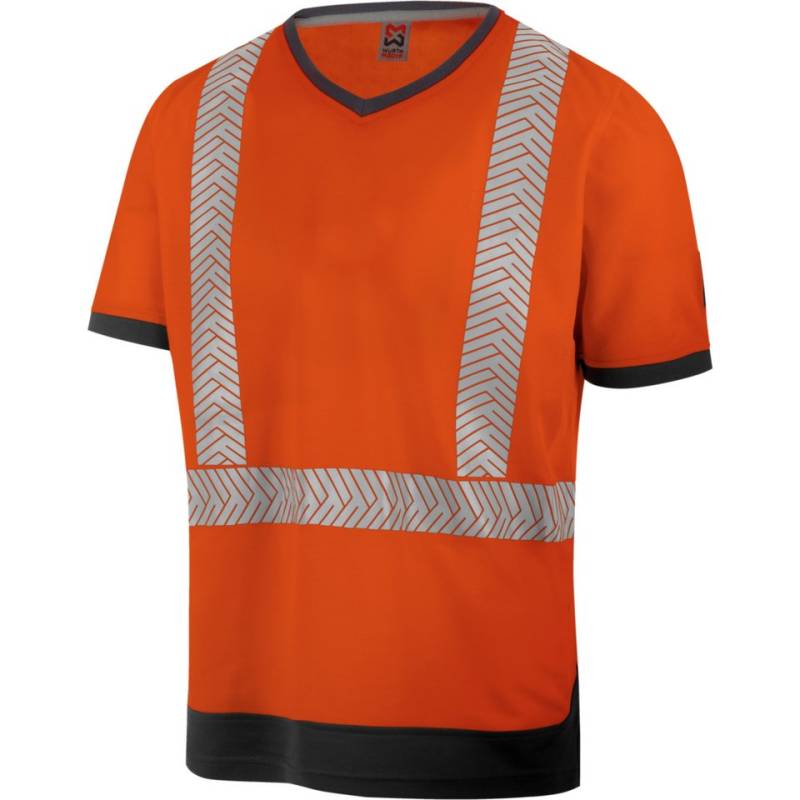 Würth MODYF Warnschutz-Shirt Fluo EN 20471 Hi-Vis Shirt für Herren Professionelles Warnschutz T-Shirt für Handwerker von Würth MODYF