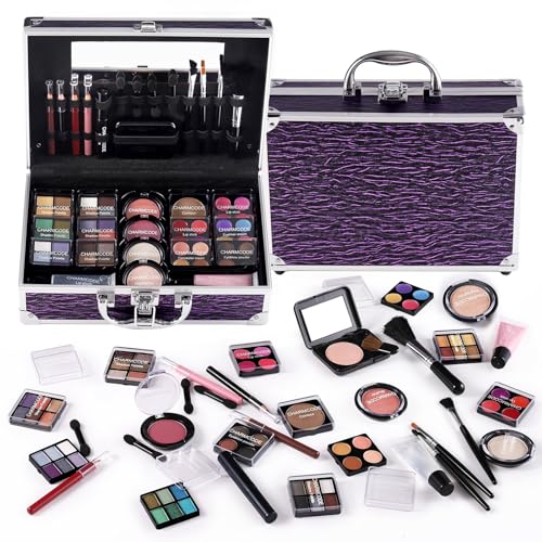 Makeup Kit für Teenager Mädchen & Frauen Full Kit,Make Up Box mit Lidschatten,Lipgloss,Highlighter,Blush,Lip & Eye Pencils,Pinsel & Mehr von CHARMCODE