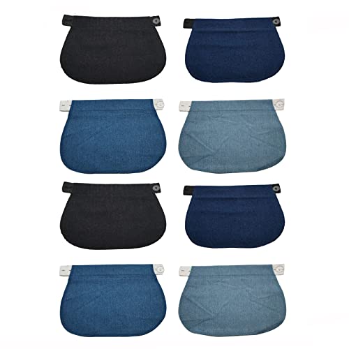Laonainai 8 Stück Mutterschaft Hosen Extender hosenerweiterung Schwangerschaft Elastic Waist Extender Elastischer Hosenknopf Extender für Schwangere Jeans Hosen Pants (4 Farbe) von Laonainai
