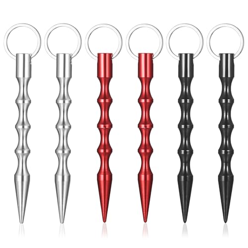Wukemaoyi 6 Stück Kubotan Selbstverteidigung Schlüsselanhänger Selbstverteidigung Set, Schlüsselanhänger Verteidigungs Selbstschutz für Frauen Druckverstärker, Self Defense Keychain Set Wukemaoyi 6 Stück Kubotan Selbstverteidigung Schlüsselanhänger Selbstverteidigung Set, Schlüsselanhänger Verteidigungs Selbstschutz für Frauen Druckverstärker, Self Defense Keychain Set von Wukemaoyi