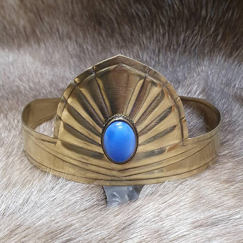 Antike Krone Aus Messing Mit Glas von WulflundJewelry