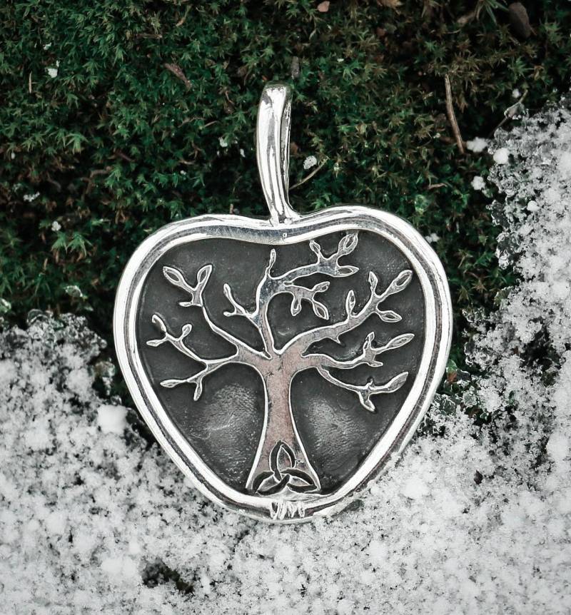 Apfelbaum, Anhänger, Silber Apfel Baum Des Lebens Apfelbaum, Anhänger, Silber Apfel Baum Des Lebens von WulflundJewelry