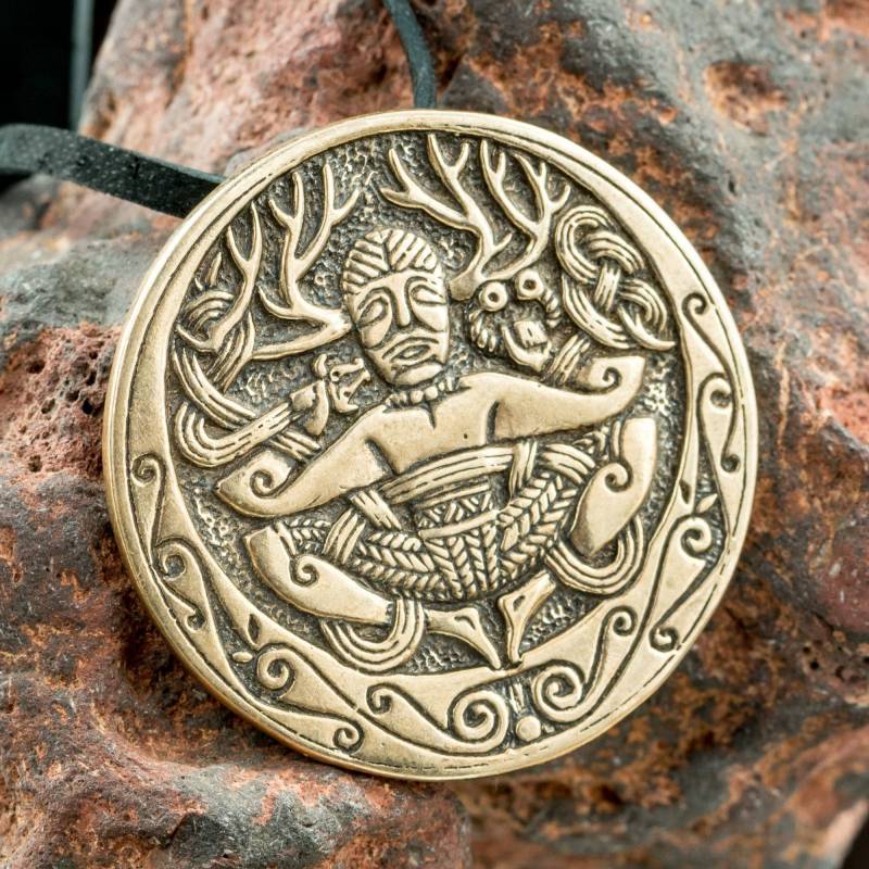 Cernunnos Von Gundestrup Kessel, Bronze, Anhänger Kelten Gaul Keltisher von WulflundJewelry