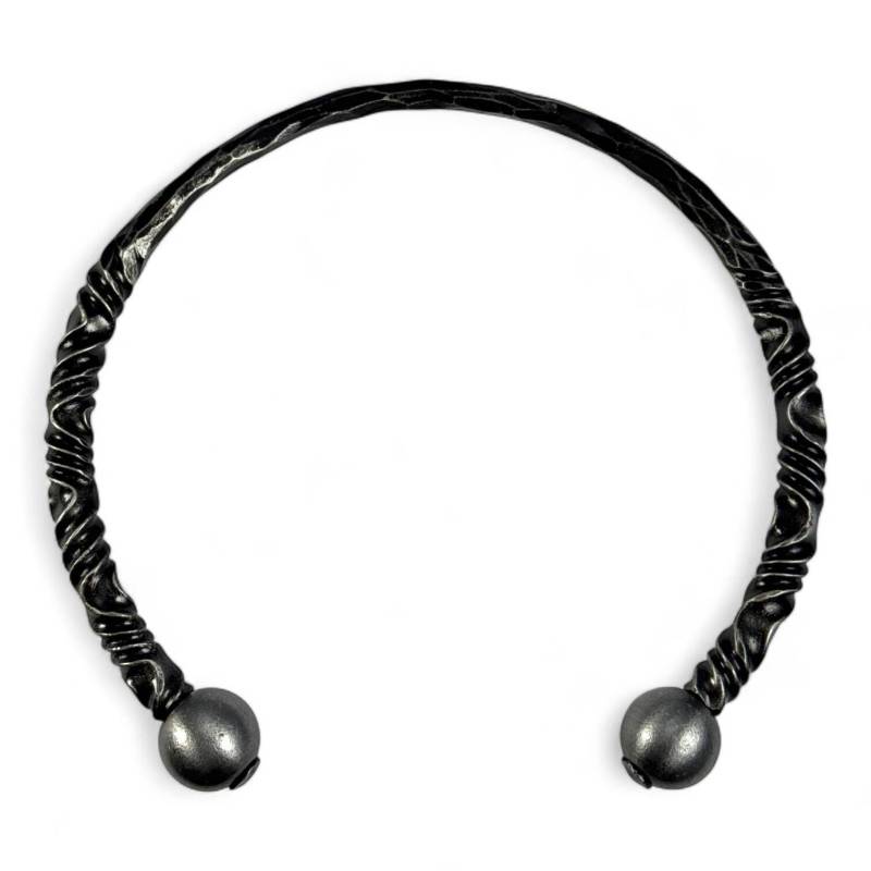 Geschmiedet Torc Kugel Beendigung Torques von WulflundJewelry