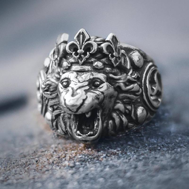 Lion, Königs Silberring von WulflundJewelry