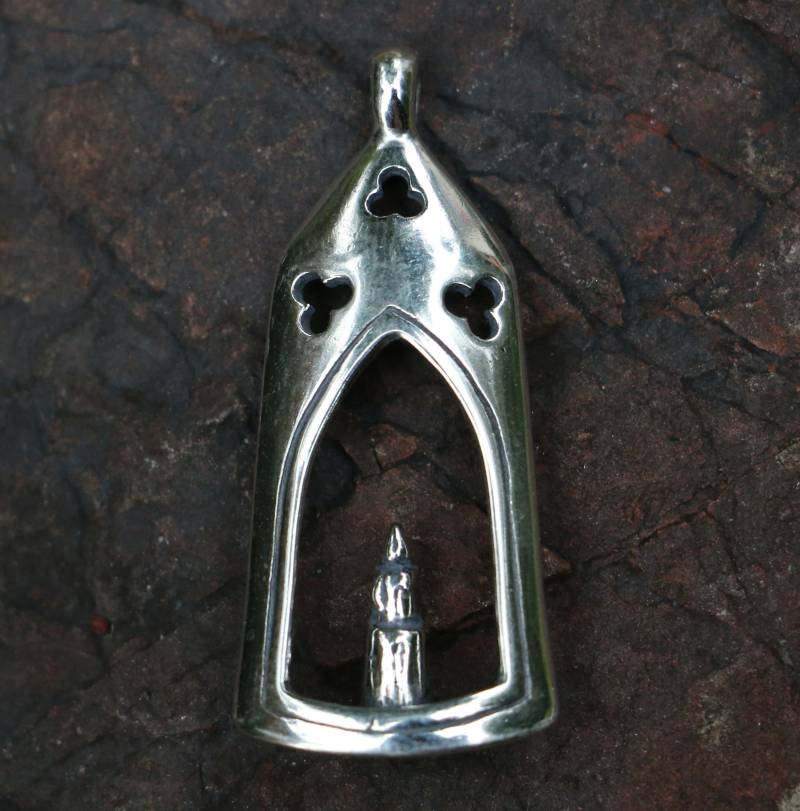 Mittelalterliche Laterne - Licht Für Die Seele Glücksanhänger , Silber Anhänger Halskette Mittelalter Renaissance Schmuck Schutz von WulflundJewelry