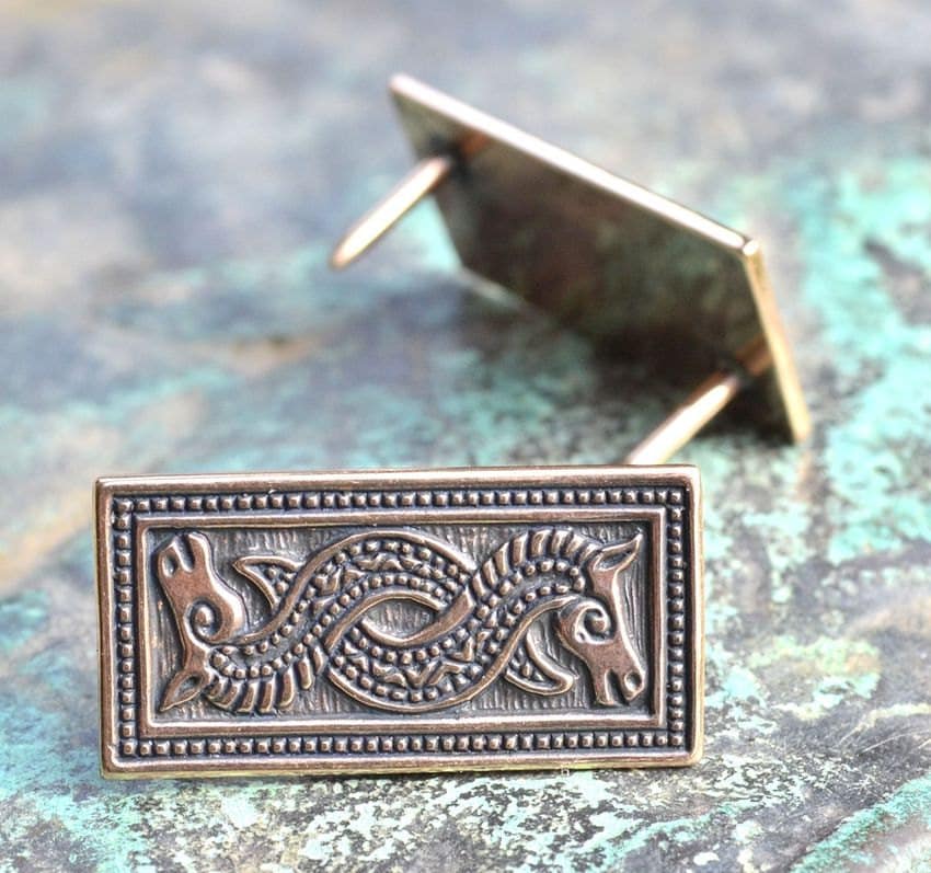 Sleipnir, Wikingergürtel Concho, Bronze Ledergürtel Metallbeschläge Wikinger Pagan Schmuck Mode von WulflundJewelry