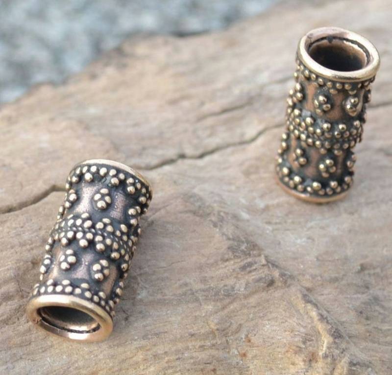 Viking Beard Ring Bronze Bead Accessory Re-Enactment Reenactment Vikings 7mm Pagan Jewelry Jewellery Viking Beard Ring Bronze Bead Accessory Re-Enactment Reenactment Vikings 7mm Pagan Jewelry Jewellery von WulflundJewelry