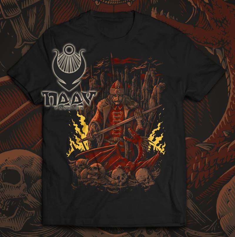 Vlad The Impaler, Herren T-Shirt, T-Shirt Herrenschnitt, Unisex-Mode Vlad The Impaler, Herren T-Shirt, T-Shirt Herrenschnitt, Unisex-Mode von WulflundJewelry