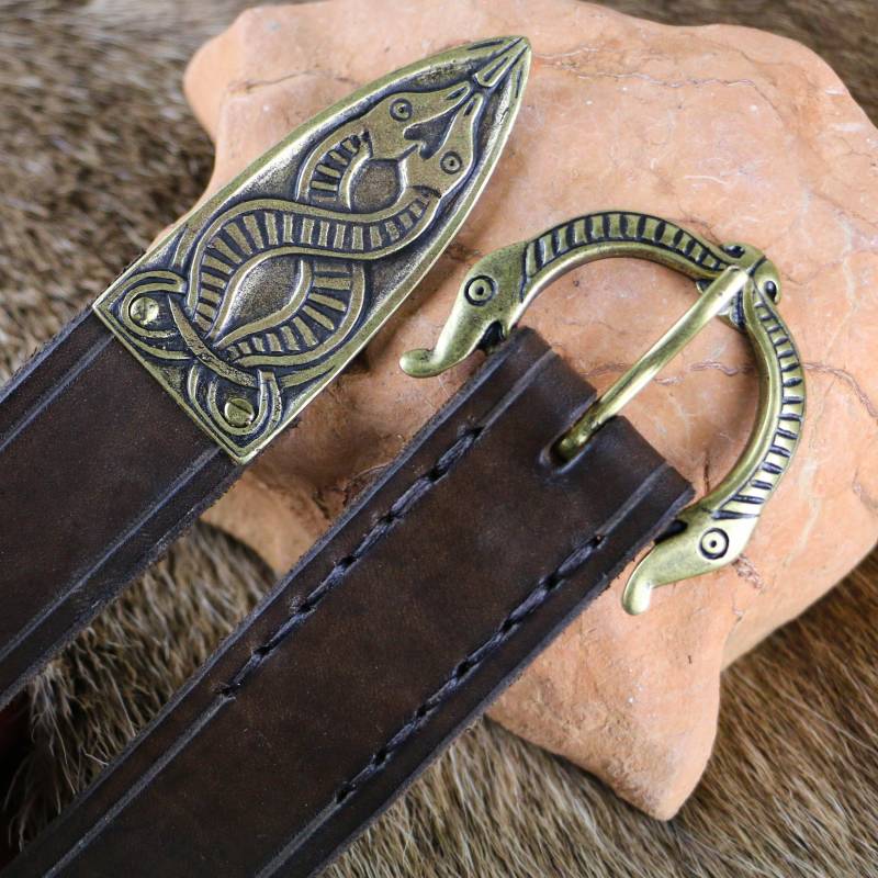 Wikinger Gürtel, Borre Beast, Leder Wikinger Gürtel, Borre Beast, Leder von WulflundJewelry