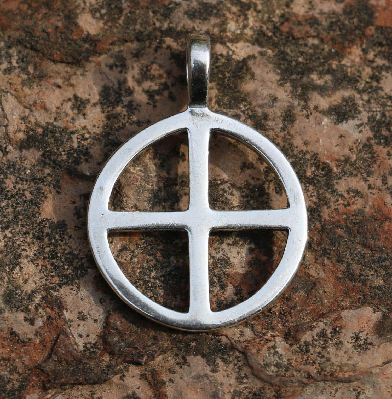 sterling Silber Wikinger Sonnensymbol Anhänger von WulflundJewelry