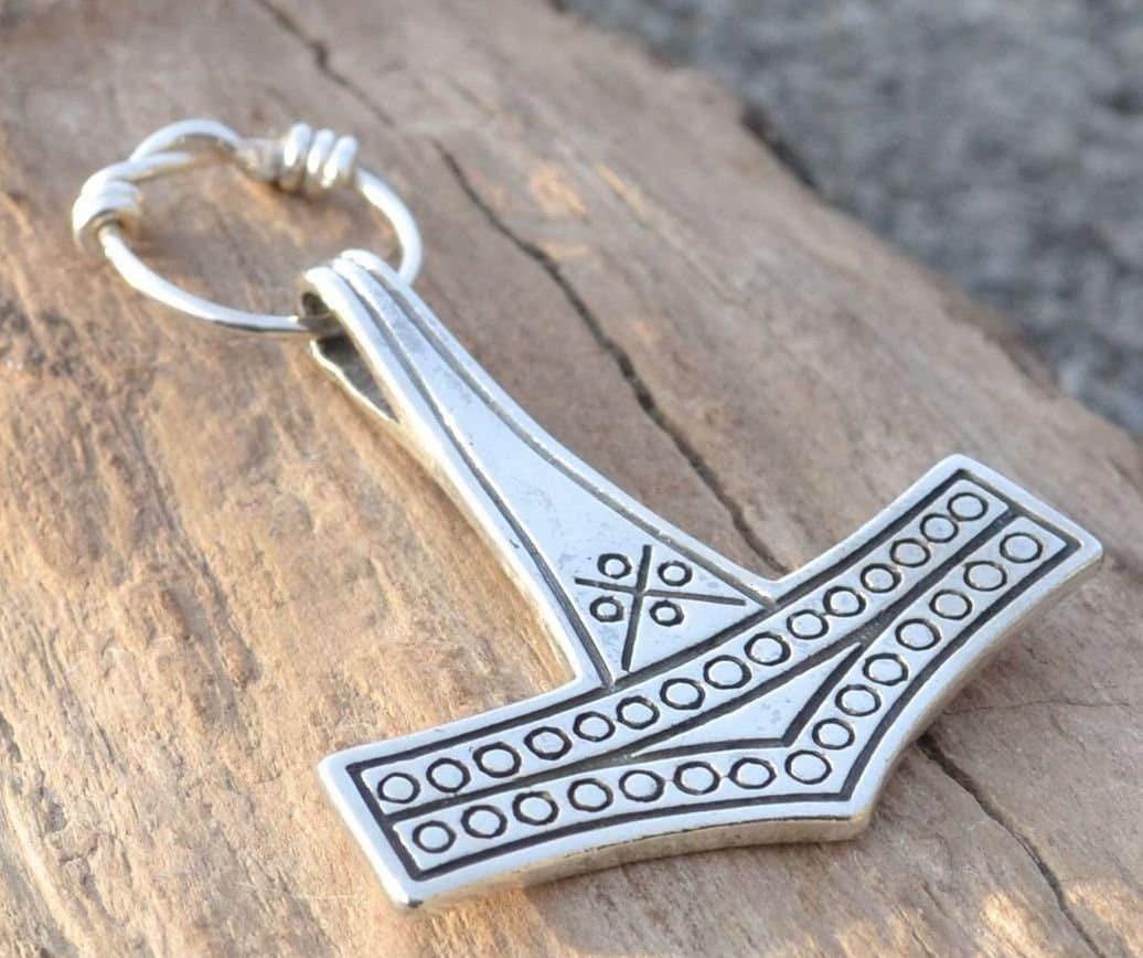 sterling Silber Wikinger Thors Hammer - Dänemark von WulflundJewelry