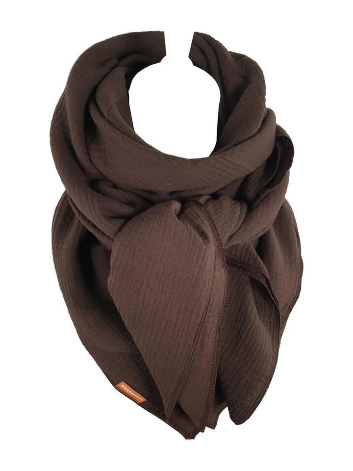 wundabaa Halstuch Halstuch Musselin Farbtöne beige, braun, gelb, Rand in Bauschgarn, unifarben wundabaa Halstuch Halstuch Musselin Farbtöne beige, braun, gelb, Rand in Bauschgarn, unifarben von Wundabaa