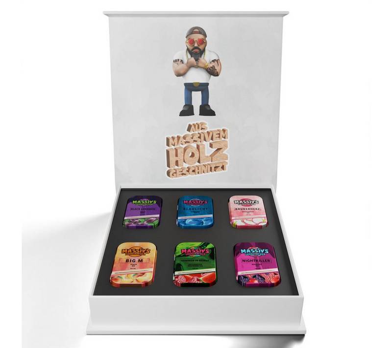 Wunder Zahnstocher Mundpflegecenter Massiv's Zahnstocher - Zahnstocher mit Geschmack – 6er Set Geschenkbox, Zahnstocher mit Geschmack, Zahnstocher mit Geschmack von Wunder Zahnstocher