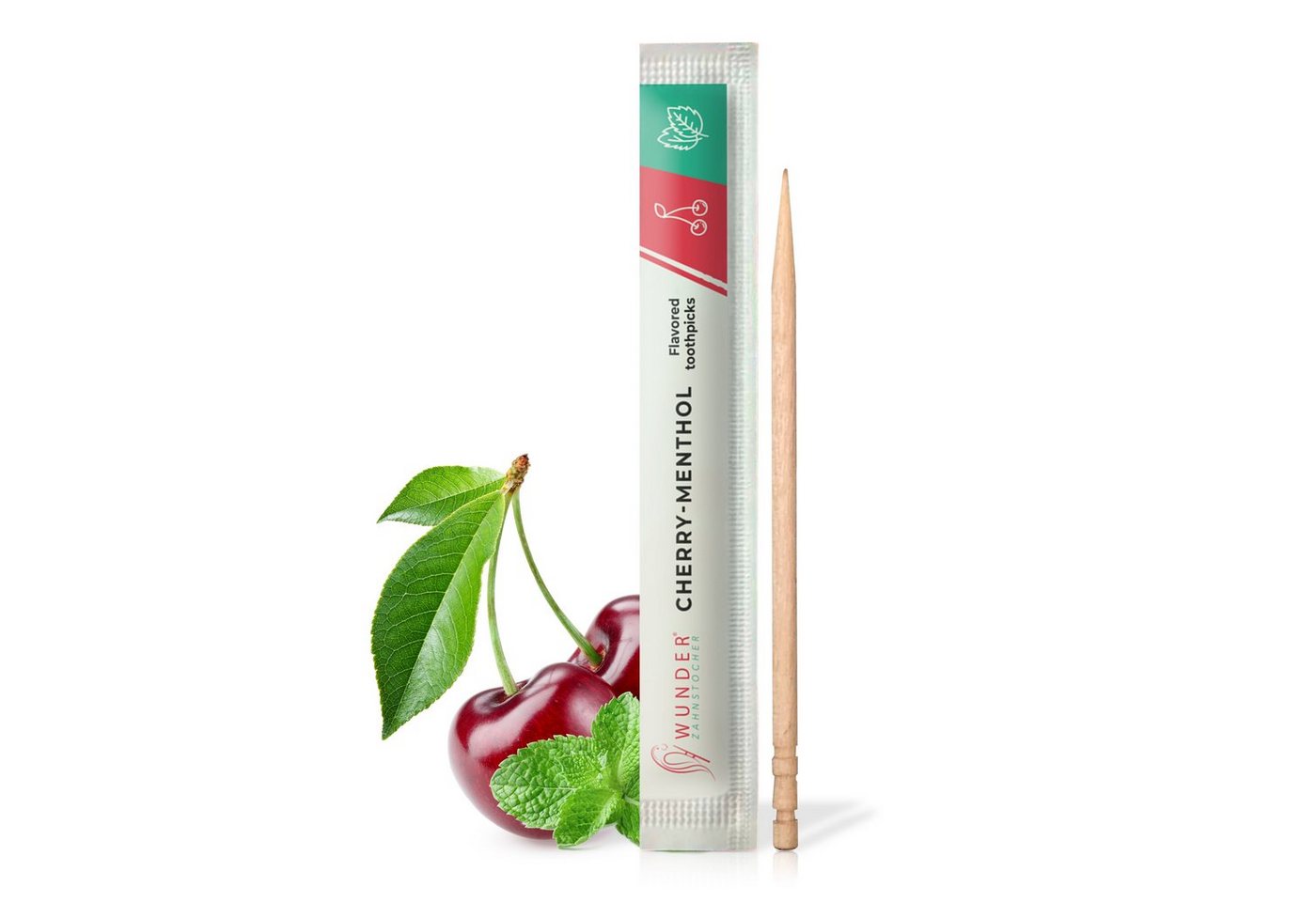 Wunder Zahnstocher Mundpflegecenter Wunder Zahnstocher - 100er Set Kirsch/Menthol Einzeln Verpackt Wunder Zahnstocher Mundpflegecenter Wunder Zahnstocher - 100er Set Kirsch/Menthol Einzeln Verpackt von Wunder Zahnstocher