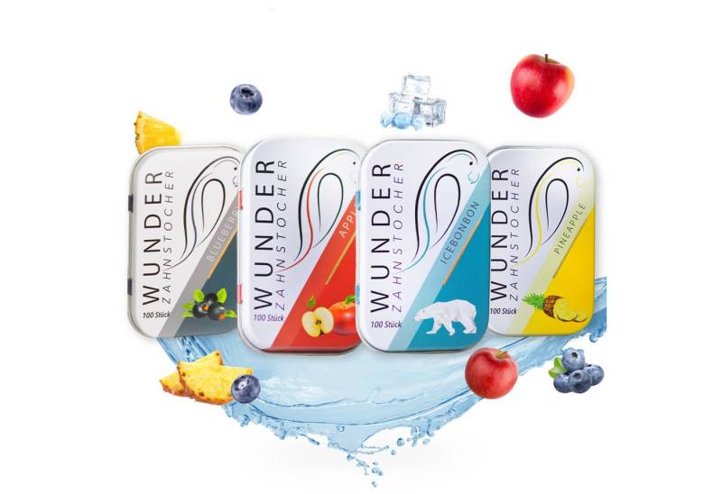 Wunder Zahnstocher Mundpflegecenter Wunder Zahnstocher mit Geschmack - Starter Pack von Wunder Zahnstocher