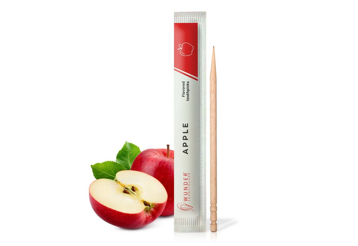 Wunder Zahnstocher Mundpflegecenter Zahnstocher mit Geschmack - 200er Set Apfel Einzeln Verpackt Wunder Zahnstocher Mundpflegecenter Zahnstocher mit Geschmack - 200er Set Apfel Einzeln Verpackt von Wunder Zahnstocher