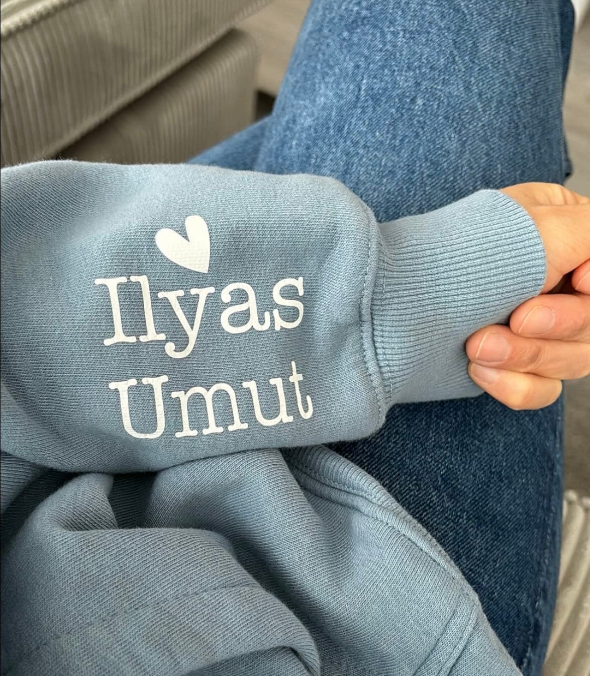 Personalisier Hoodie Am Ärmel, Style Ärmel Personalisier Hoodie Am Ärmel, Style Ärmel von WunderfadenMami