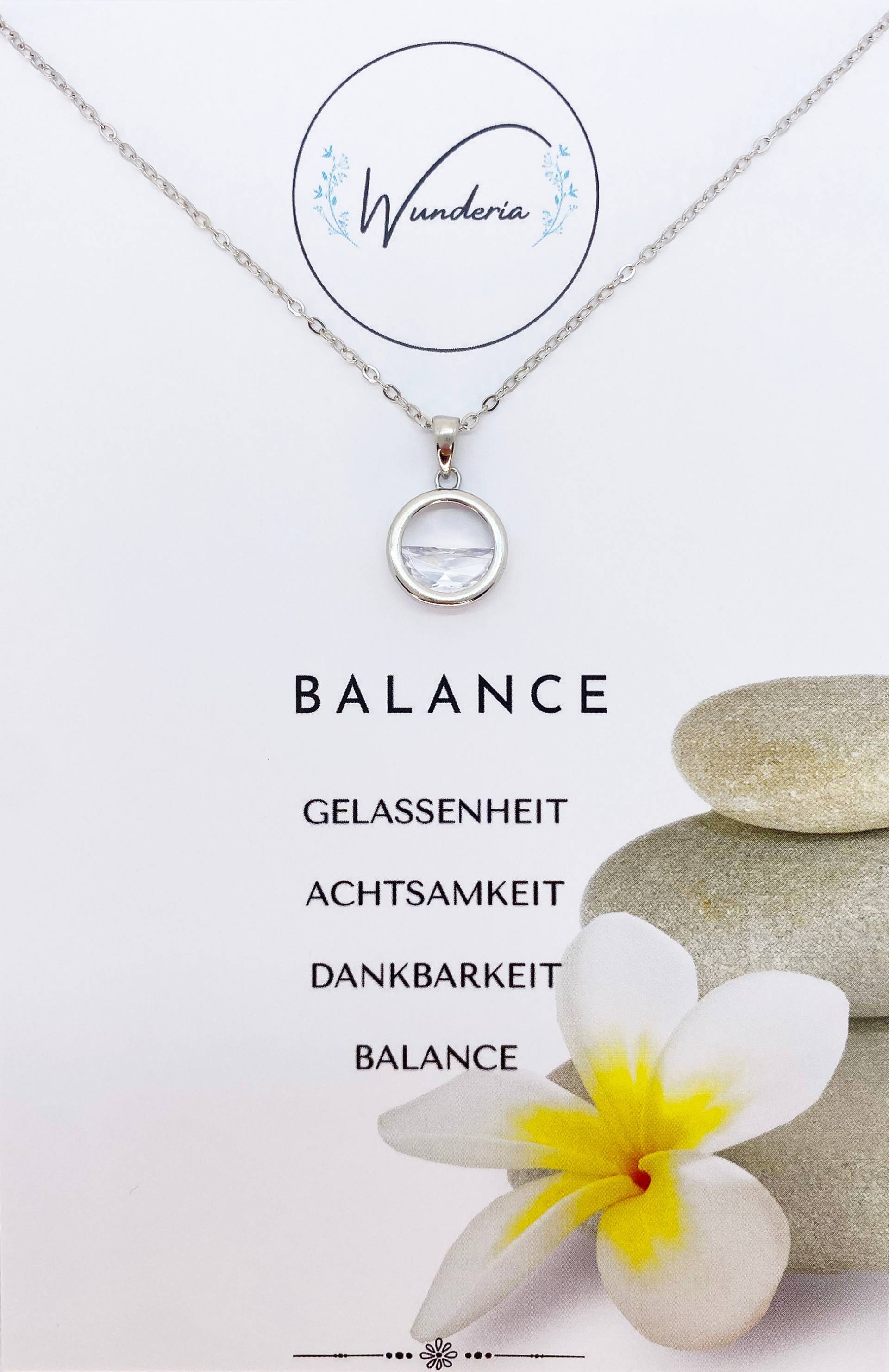 Balance 925 Sterling Silberkette Mit Positiver Botschaft Halskette Gleichgewicht Kette Innere Mitte Balance 925 Sterling Silberkette Mit Positiver Botschaft Halskette Gleichgewicht Kette Innere Mitte von Wunderia