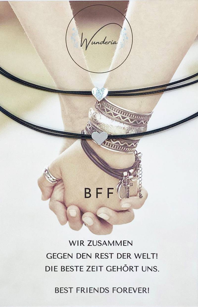 Bff Freundschaftsbänder Best Friends Forever Armbänder Lieblingsmensch Freundschaft Beste Freundin Herzmensch von Wunderia