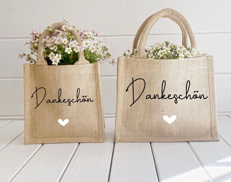 Dankeschön Geschenktasche Für Nachbarn, Kollegen, Die Krankenschwester, Beste Freundin, Erzieherin, Pflegepersonal von WunderlichWohnen