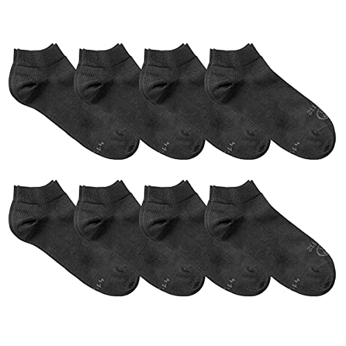 Sneaker Socken Damen & Herren Merino Sand 8-Pack (38-41, Schwarz) von Wundersocks