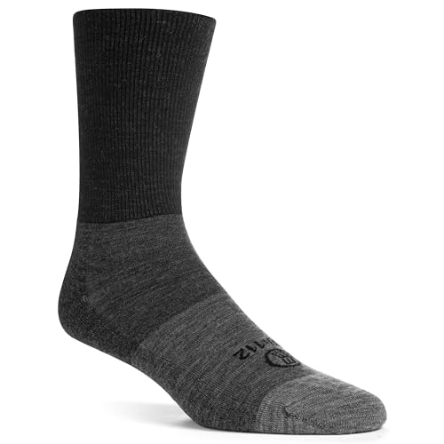 Wundersocks Merino Lifestyle Socken, ohne Gummibund, Alltag, Freizeit, Damen & Herren, gegen Schweißfüße, Sportsocken, Made in Italy (36-38, Grau) von Wundersocks