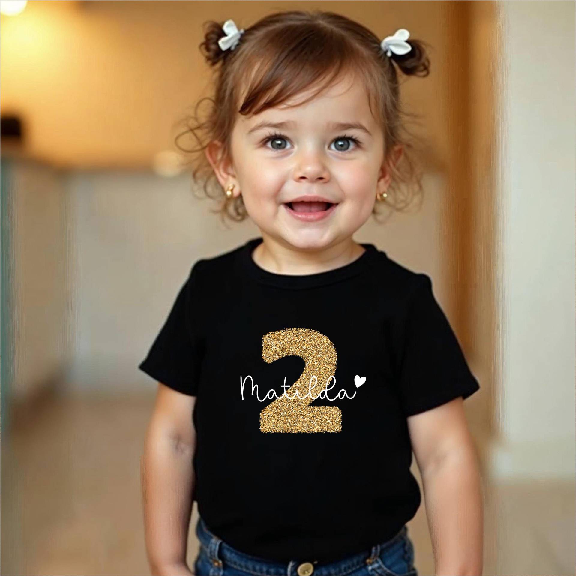 T-Shirt Geburtstag Mit Zahl, Tshirt Kinder, 1. Mädchen, 2. 3 Mädchen T-Shirt Geburtstag Mit Zahl, Tshirt Kinder, 1. Mädchen, 2. 3 Mädchen von Wundertextil