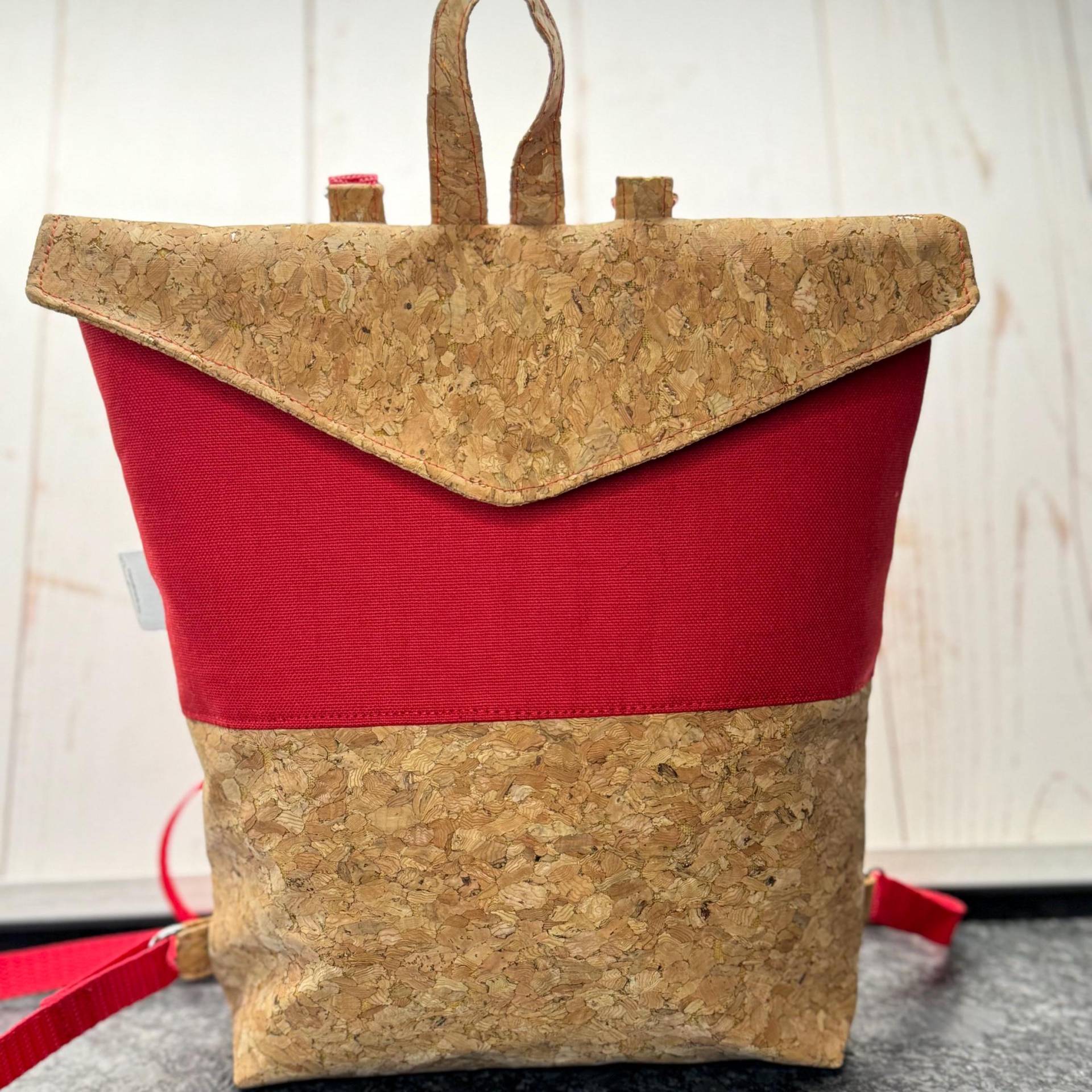 Toller Rucksack Im Edlen Kork/ Canvas Design Toller Rucksack Im Edlen Kork/ Canvas Design von Wundervonnie