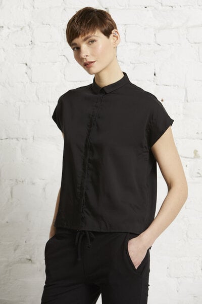 Wunderwerk Damen Bluse, kurzärmelig, "TENCEL square blouse 1/2" von Wunderwerk