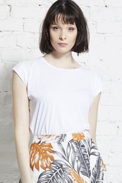 Wunderwerk Damen Top aus Bio-Baumwolle & 50% Modal (Edelweiss®) "Oversize top" von Wunderwerk