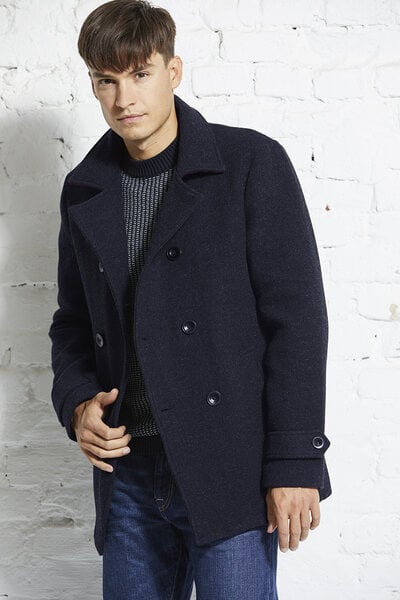 Wunderwerk Herren Cabanjacke aus 100% Schurwolle mit TENCEL "Caban jacket heavy wool" von Wunderwerk