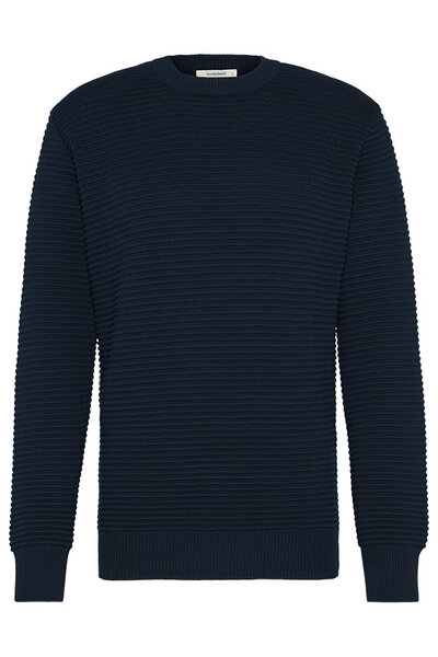 Wunderwerk Herren Strick Pullover aus Bio Baumwolle "Crewknit crossrib male" von Wunderwerk