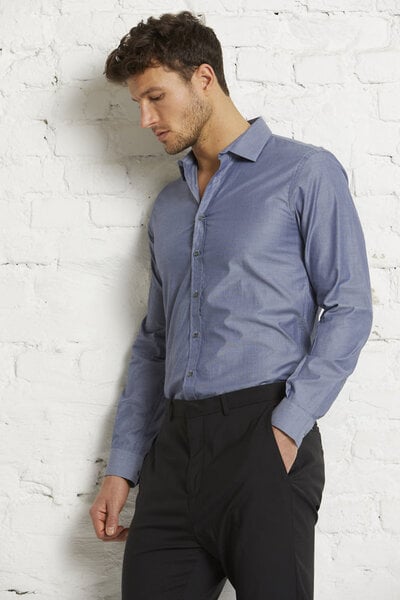 Wunderwerk Herrenhemd aus Bio-Baumwolle "Metro shirt slim male" von Wunderwerk