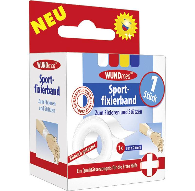 Wundmed Fixierpflaster Wundmed Sportfixierband 8 m x 2,5 cm von Wundmed