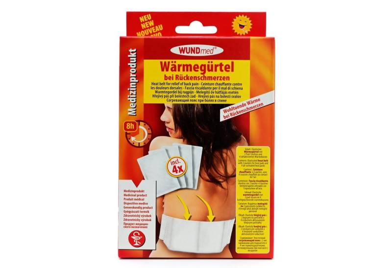 Wundmed Wärmepflaster WÄRMEGÜRTEL mit 4 Wärmkissen einmalgebrauch, 1 Stück von Wundmed